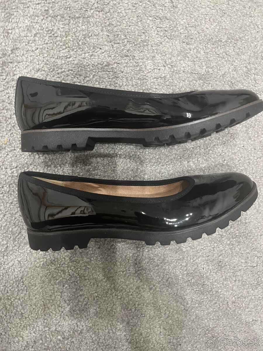 Čierne balerínky č.38 - 4