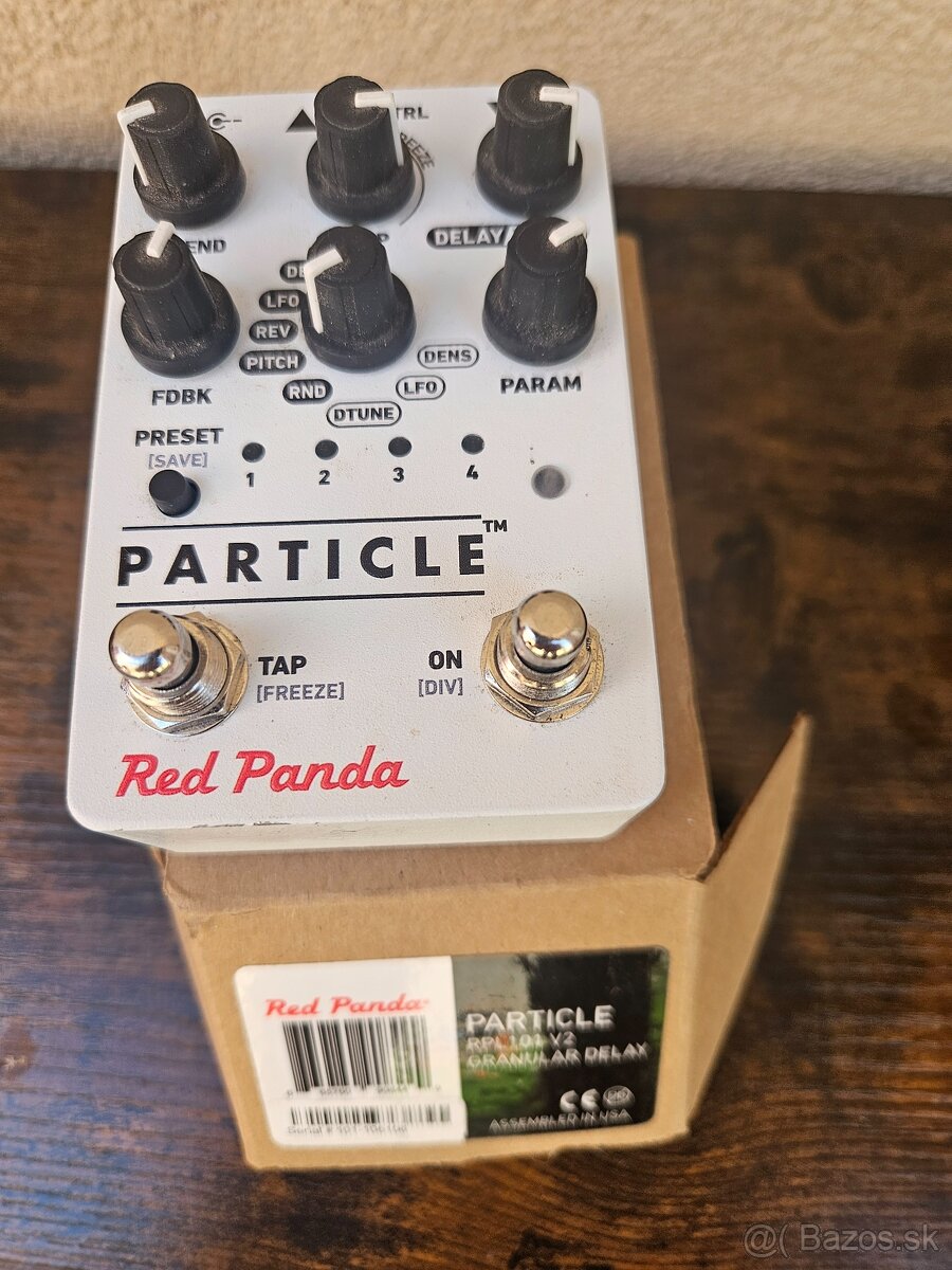 red panda particle 2 delay - gitarovy pedal - 4