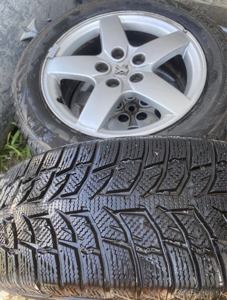 Predám tieto zimné pneumatiky 205/60/r16 - 4