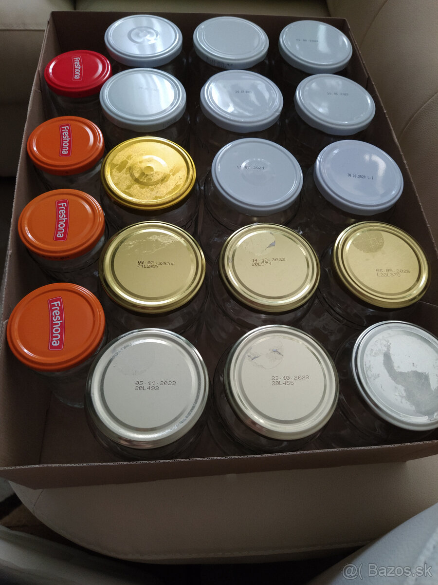 Poháre na zaváranie bez etiket 43 ks (iba osobný odber) - 4