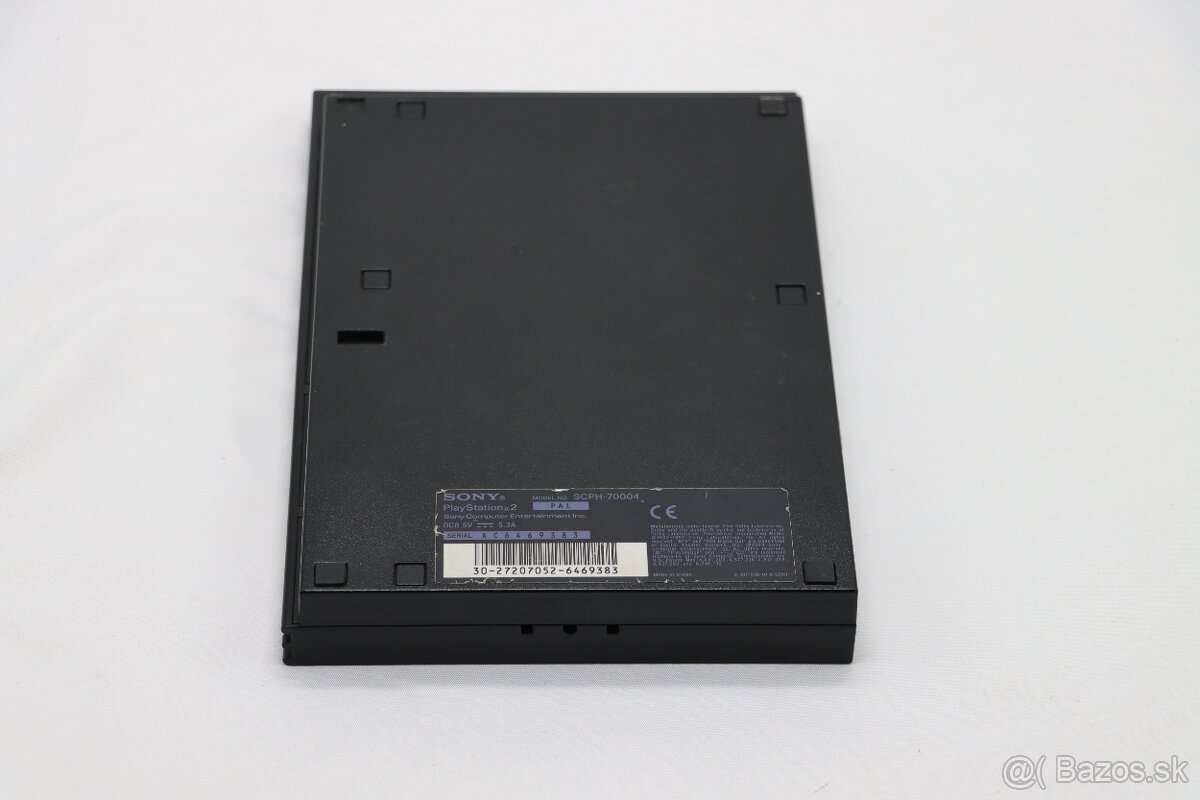 PlayStation 2 Slim SCPH-70004 + originál ovládač a káble - 4