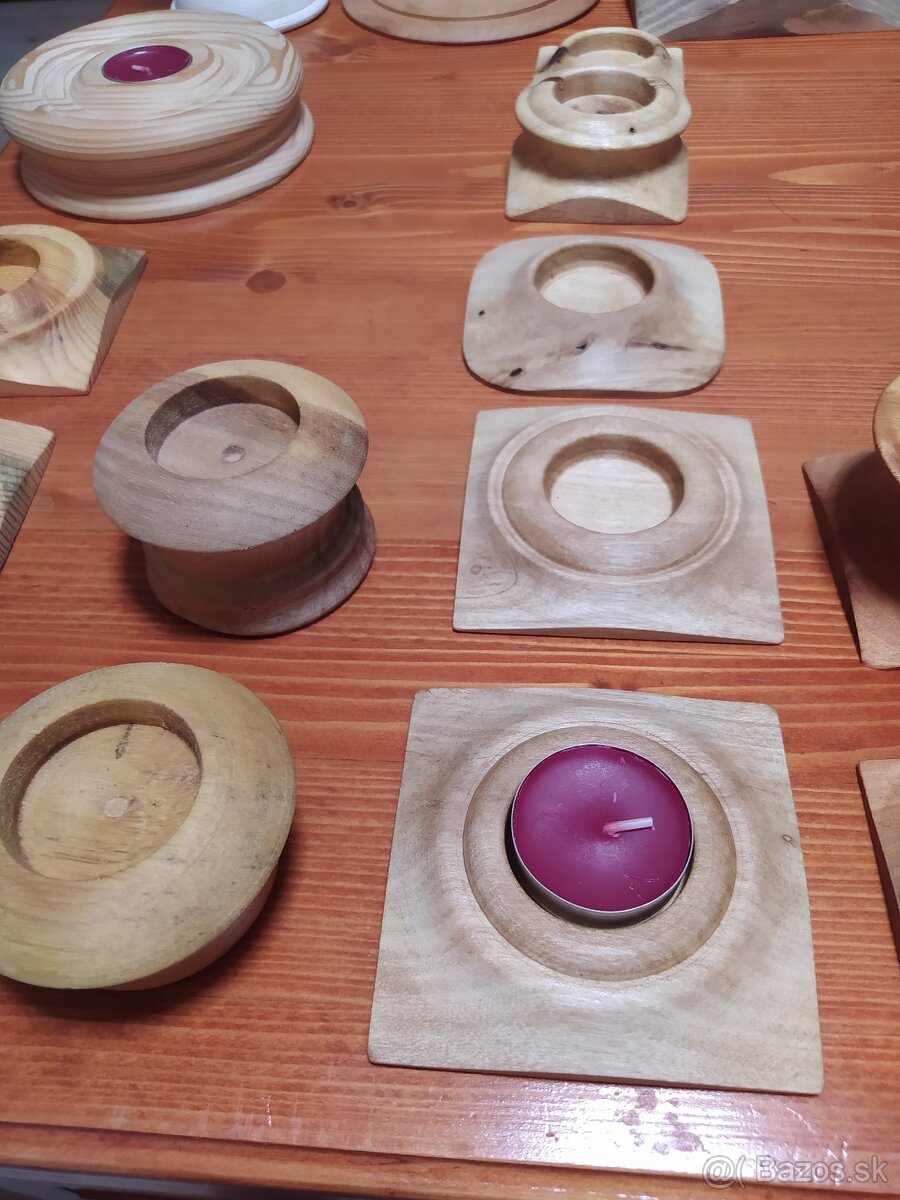 Drevené svietniky - 4