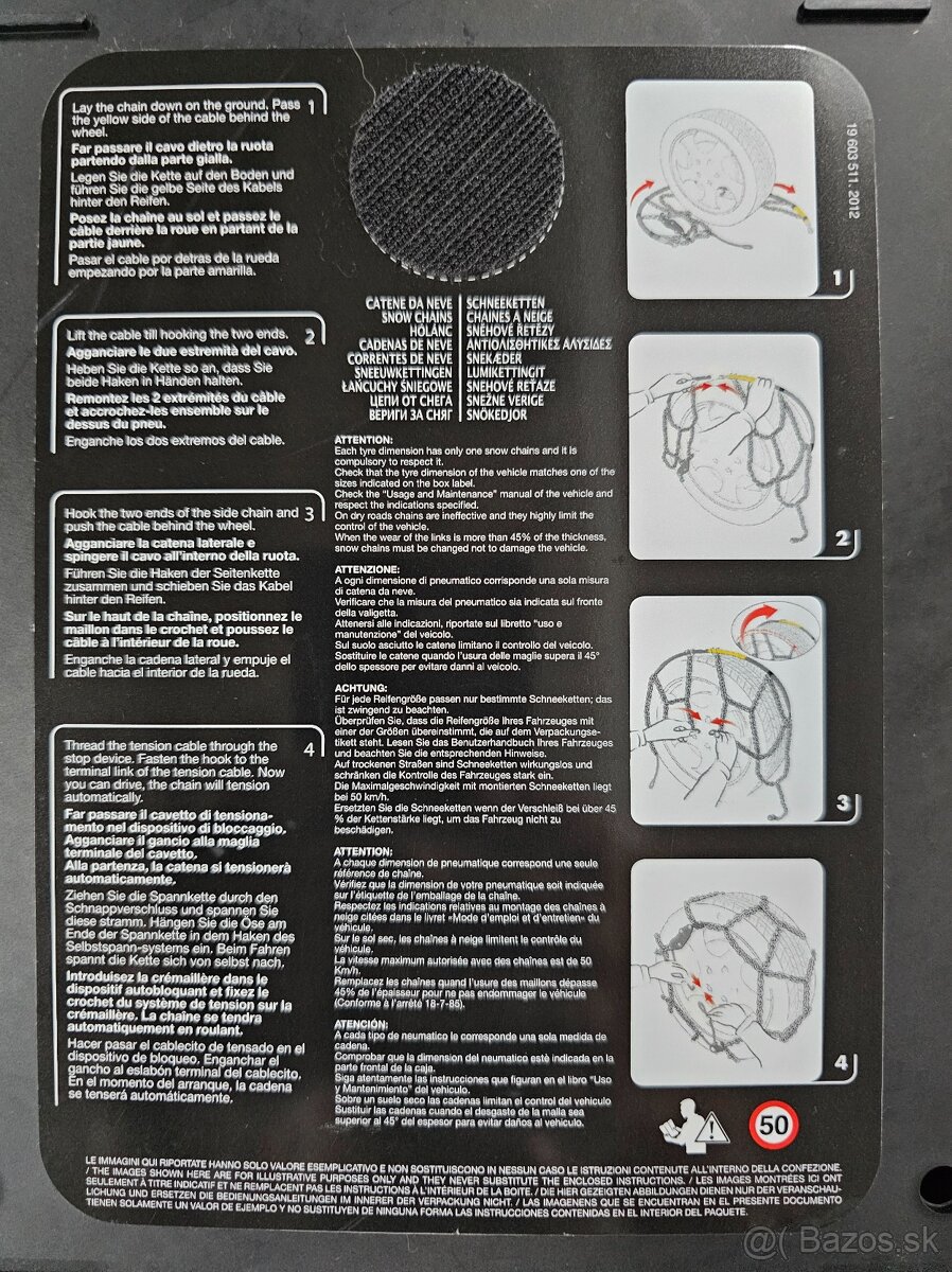 snehové reťaze Thule König XG Cross 238 - 4