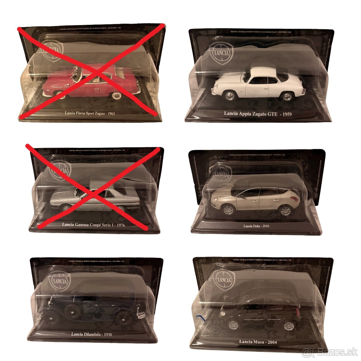 Zberateľské kovové modely Lancia v mierke 1:43 - 4