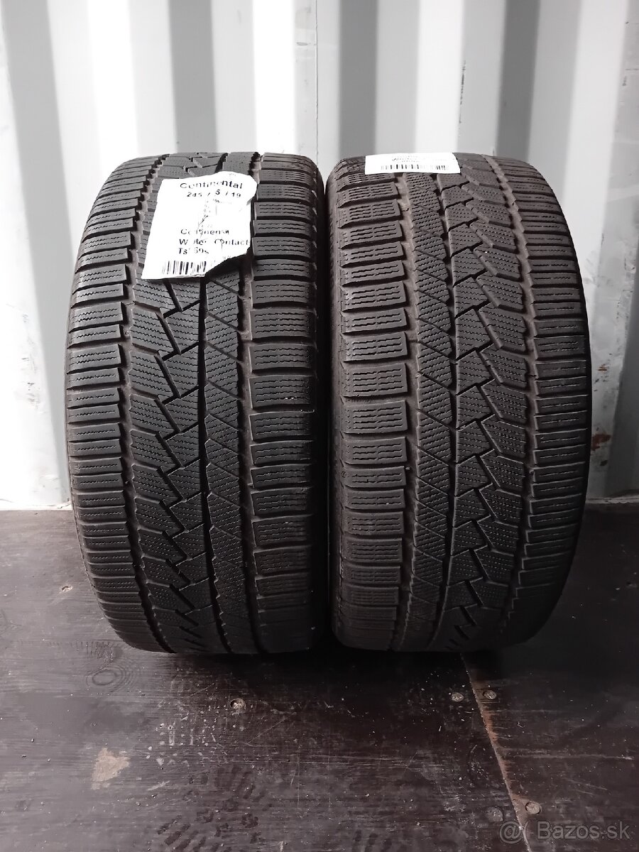 2x zimné pneu 245/35R19 Continental 2022 - 4