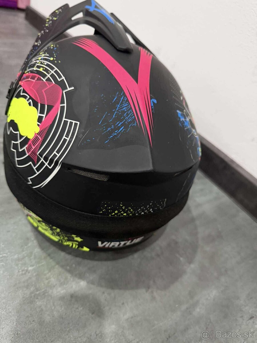 Predám prilbu – motocross, veľkosť M + okuliare zdarma - 4