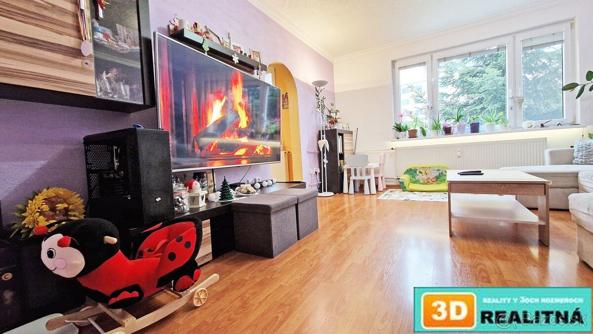 Na predaj trojizbový zrekonštr. byt 70,5 m2 - sídl. Zapotôčk - 4