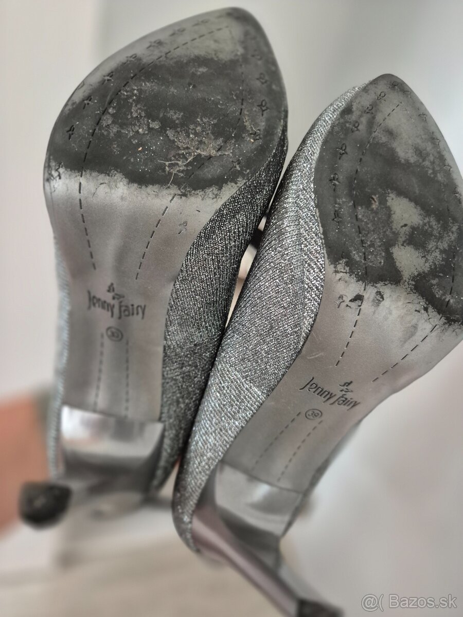 Dámske spoločenské topanky veľkosť 39 - 4