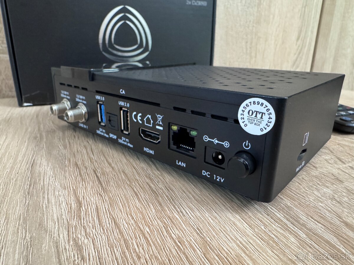 AB IPBOX TWO 2x DVB-S2X 4K ANDROID TV - NOVÝ - 4