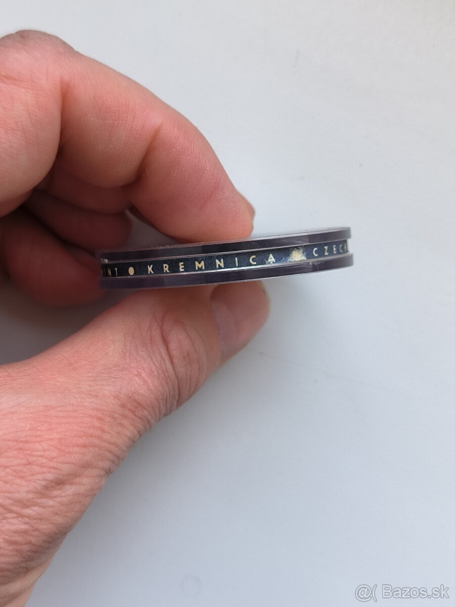 Strieborná minca SNP - 25 KČS 1969 - Plamene - PROOF - 4