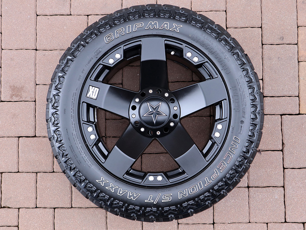18" 6x139,7 = KMC XD ROCKSTAR + 255/60R18 M/T OFFROAD