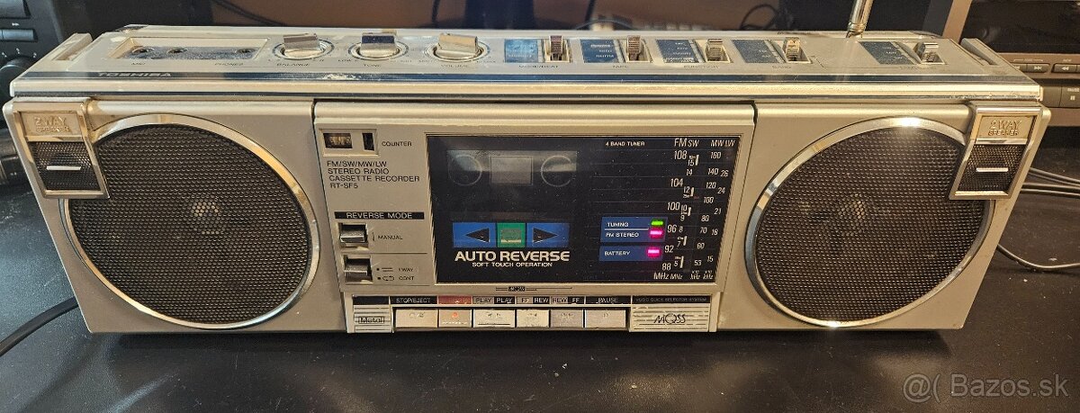 Predám rádio magnetofón Toshiba - 4