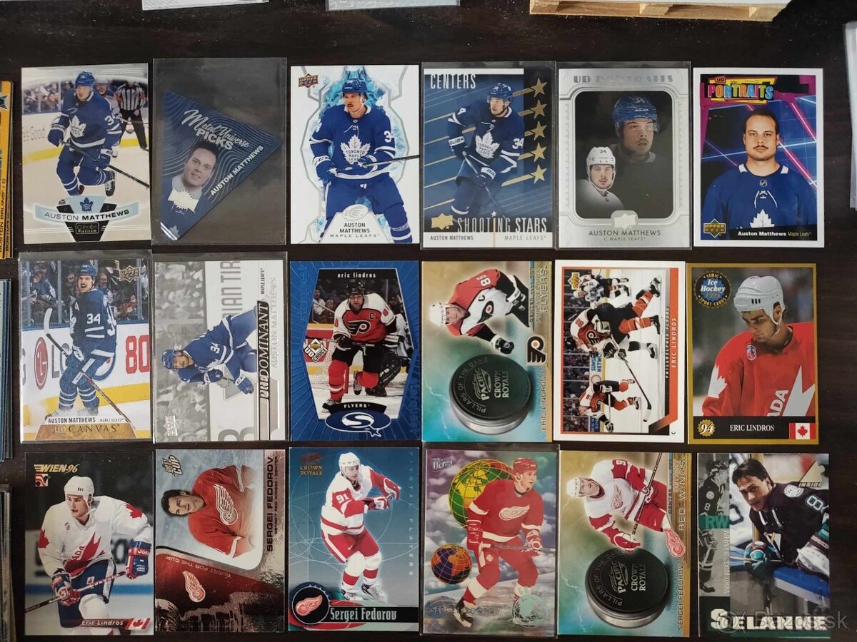 Hokejové karty Hasek, Bure,forsberg,McDavid,Crosby, jagr... - 4