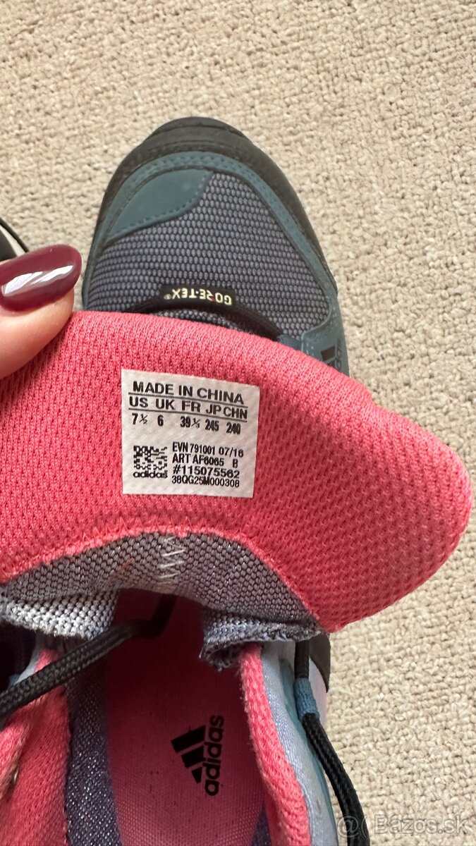 NEPREMOKAVÁ GORETEX ADIDAS TURISTICKÁ OBUV - 4