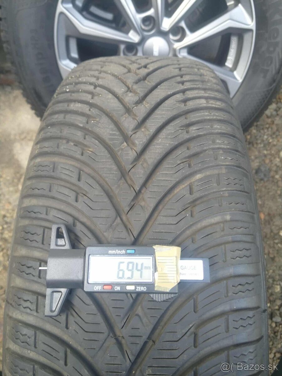 Alu 5 x 114,3 R 16 + TPMS + zimné pneu 215/65 R 16. - 4