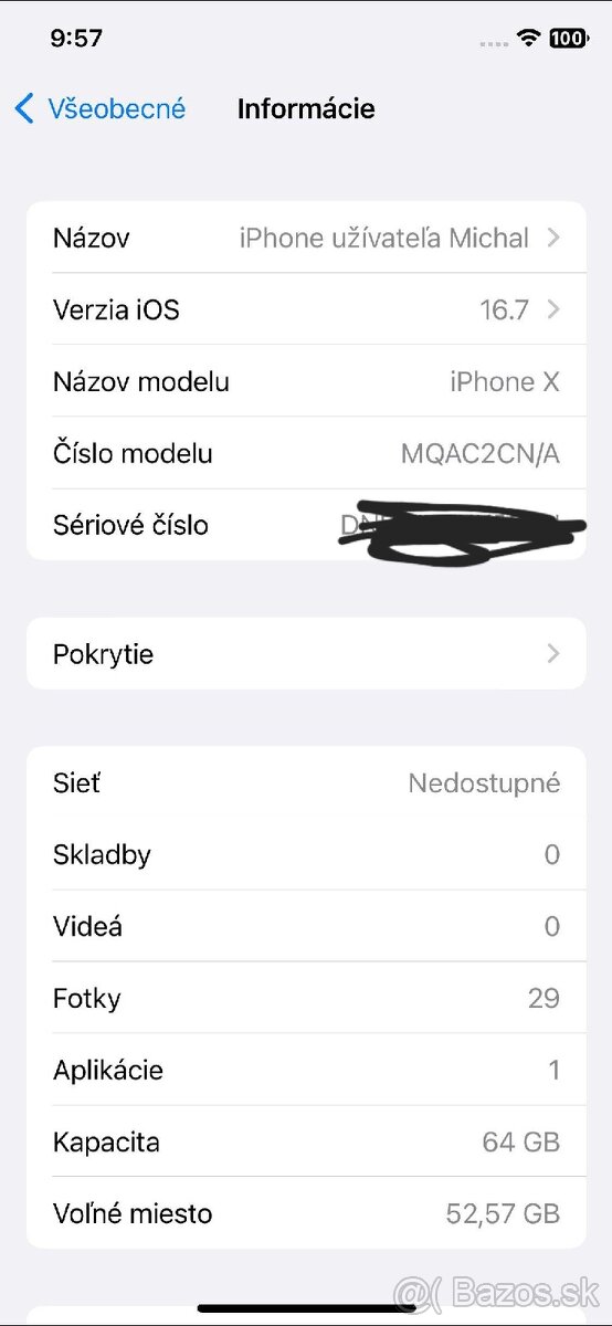 Apple Iphone X 64GB black - 4