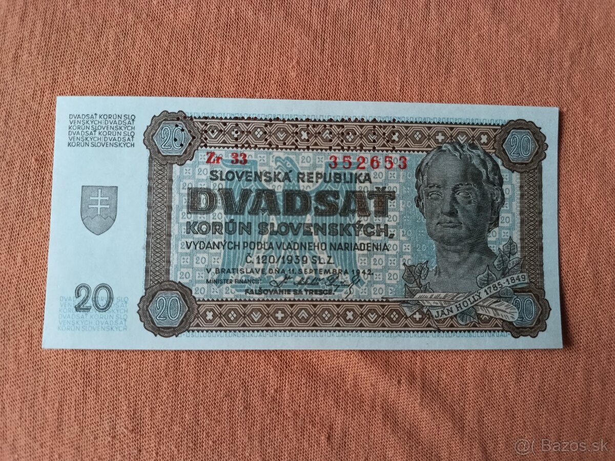 Bankovky ČSR - 60 - 4