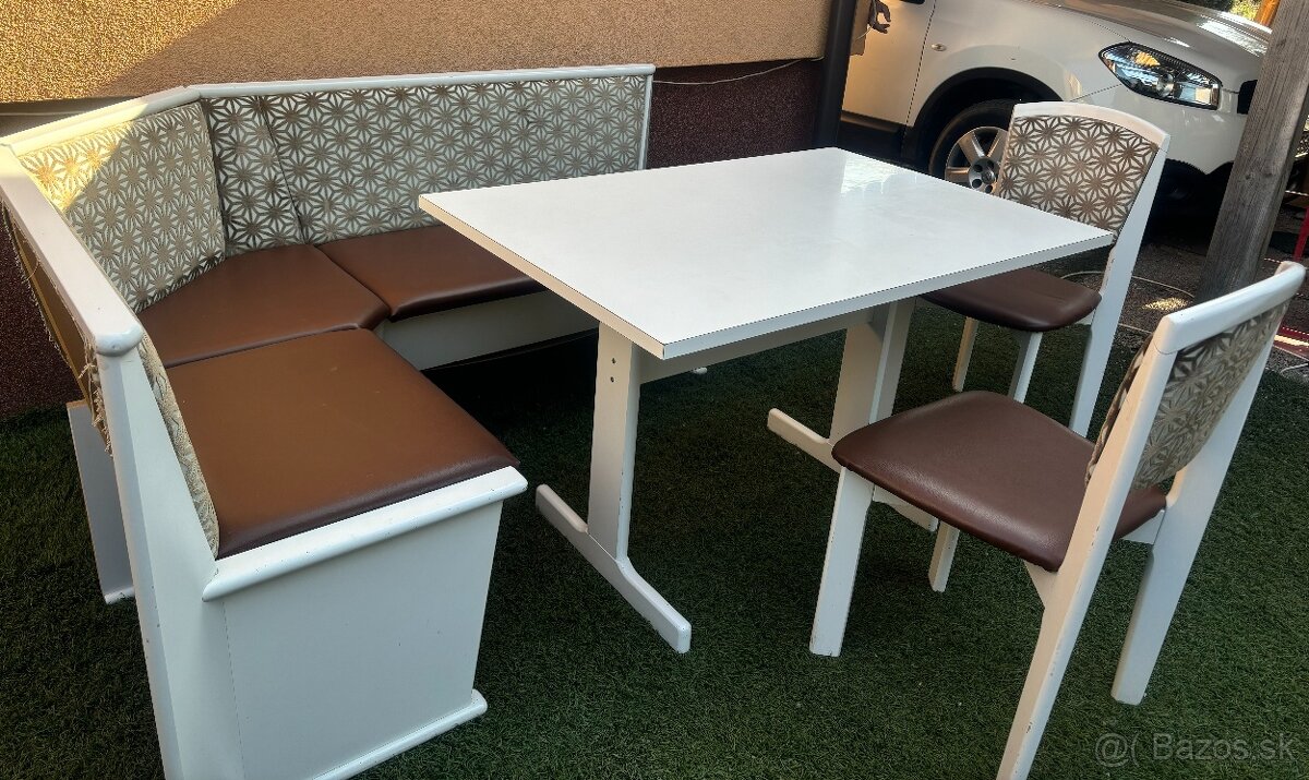 Rohová jídelní sestava - 4