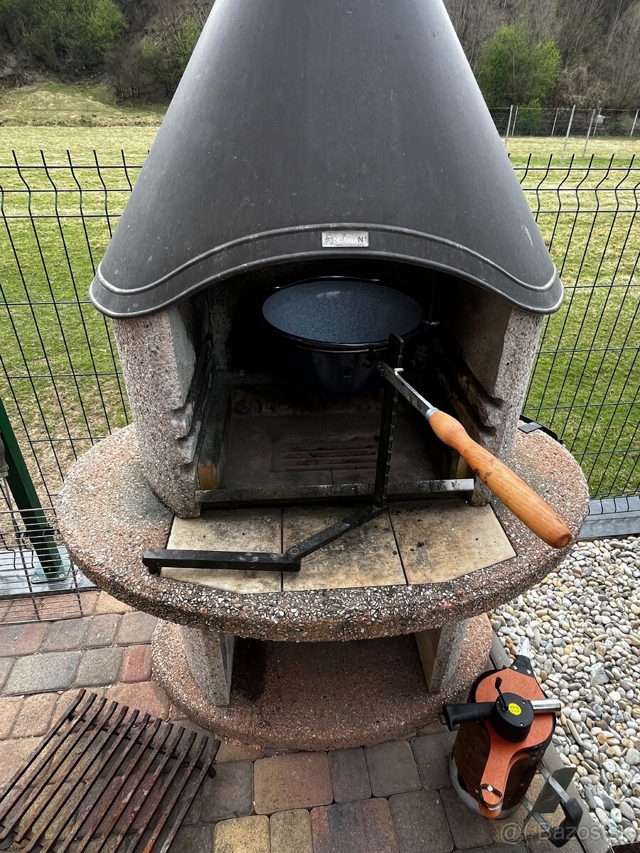 Záhradný krb Norman + prislušenstvo - 4