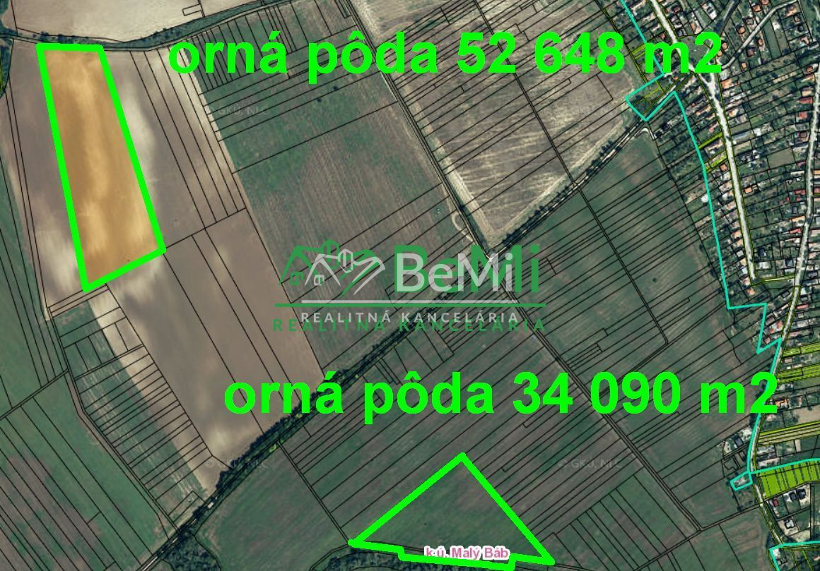 Orná pôda v k.ú.Malý Báb 102 619 m2 ID 530-14-MIG - 4