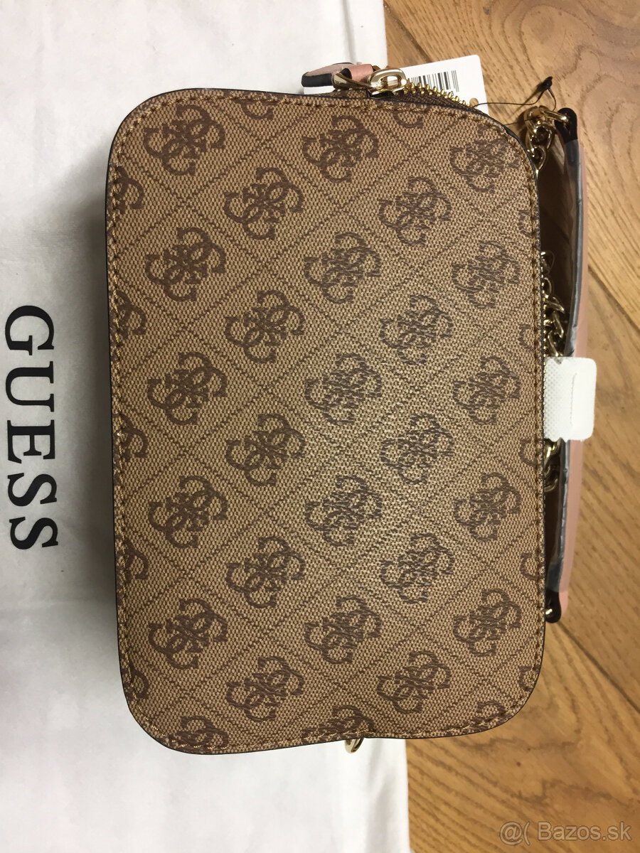 Hneda kabelka Guess, crossbody - 4