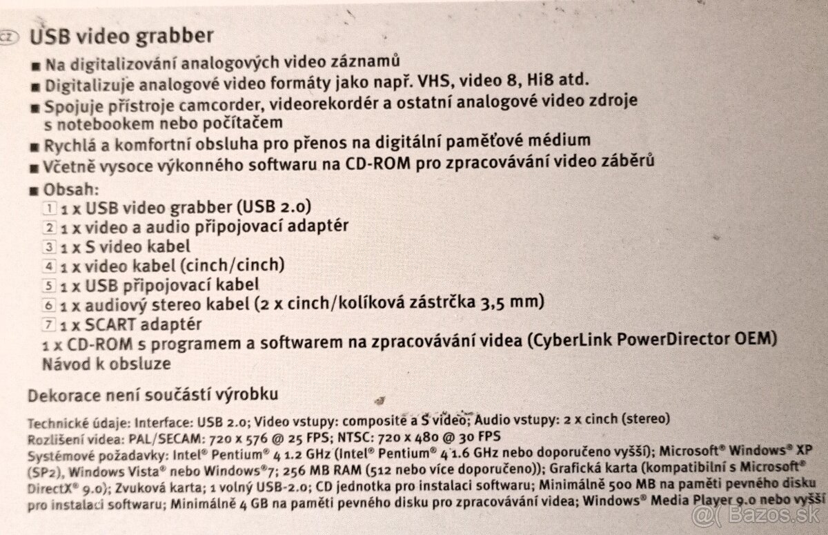 USB Video Grabber – prevodník z analógu na digitál - 4