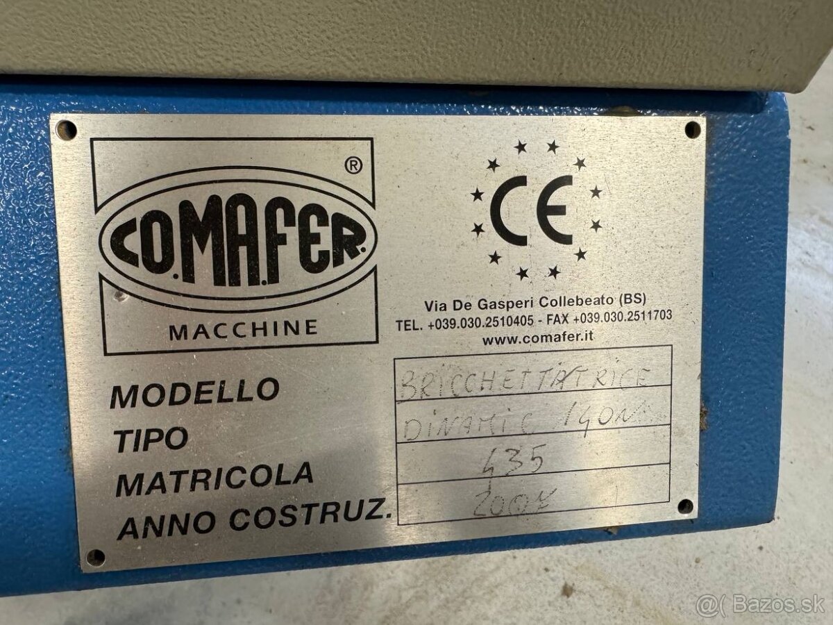 Briketovací lis Comafer - DINAMIC 140 N - 4