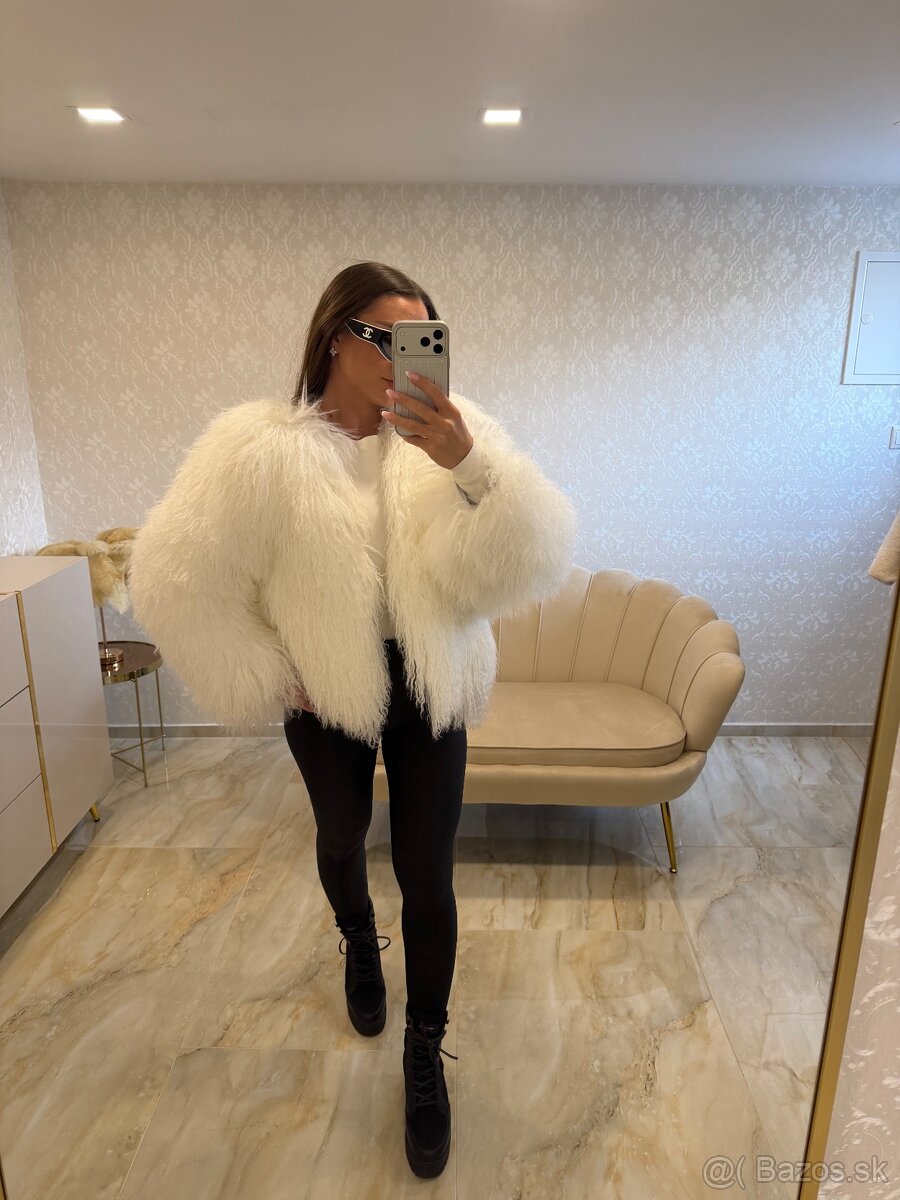 Kožuch z mongolskej ovce - 4