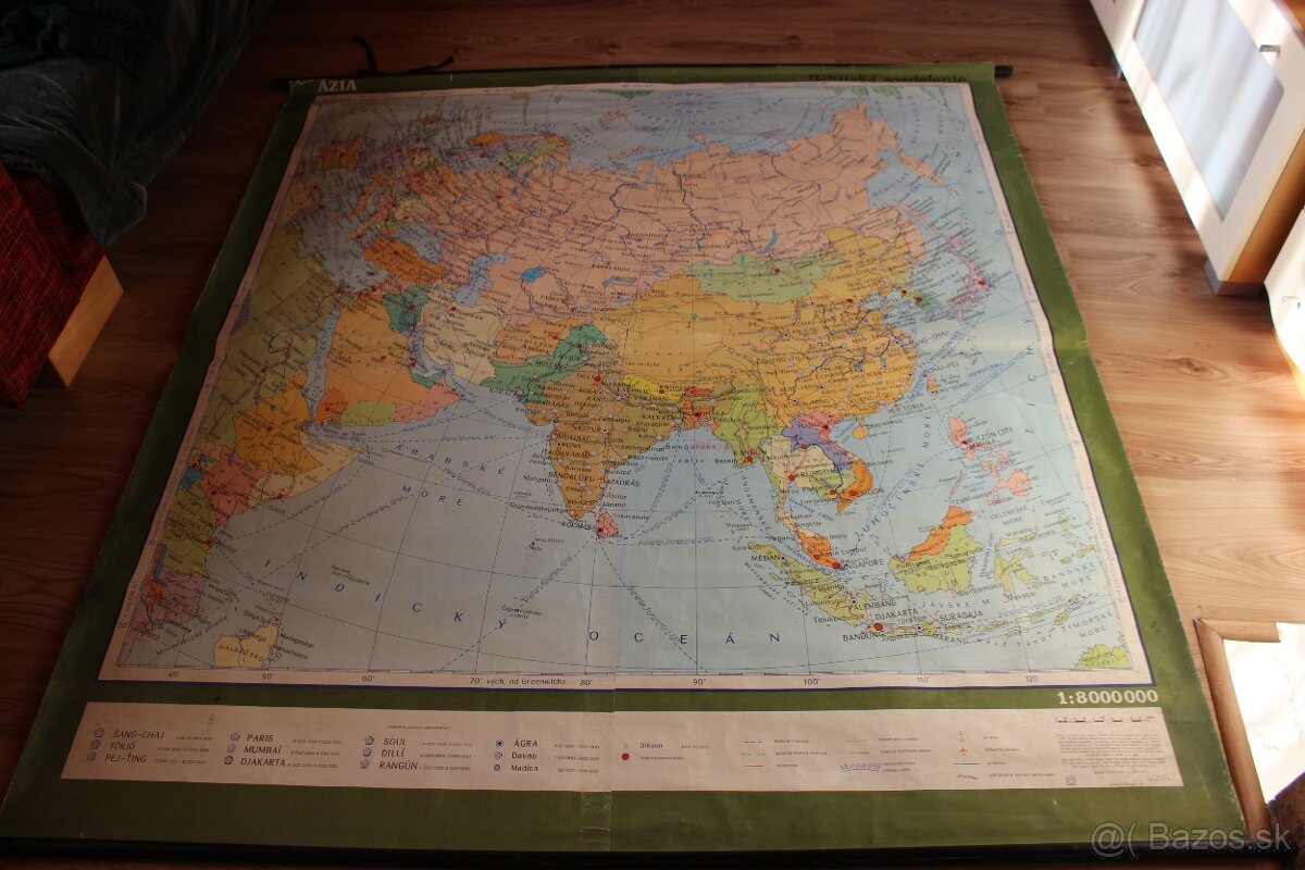 Mapa mapy 60 - 90 roky - 4