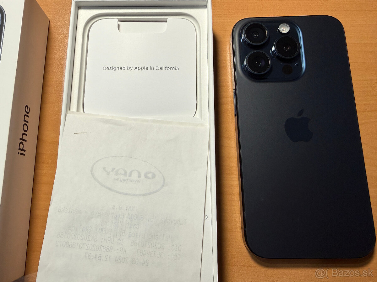 iPhone 15 Pro 256 Blue Titanium - 4