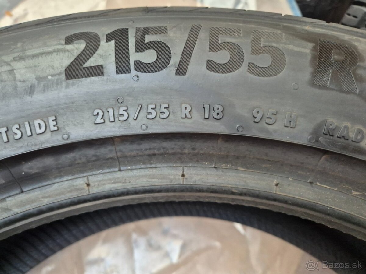 215/55 r18 letné 2 ks CONTINENTAL - nejazdené - 4