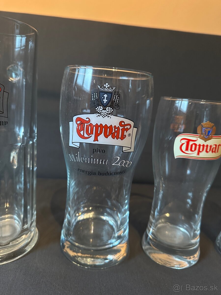 Predám pivové poháre Topvar - 4