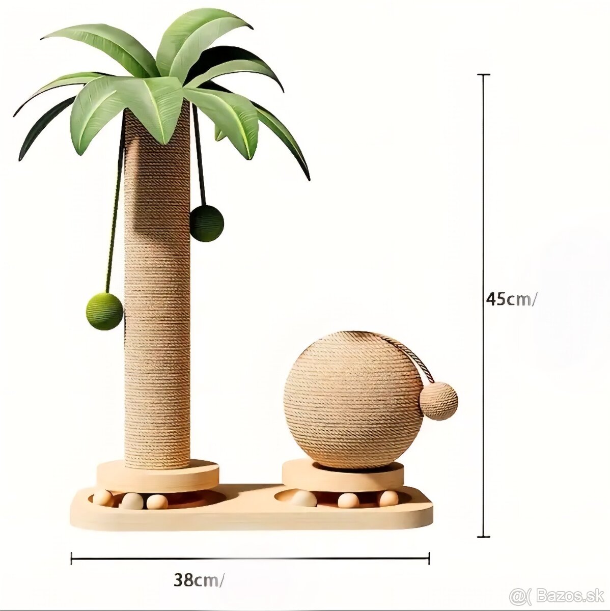 Škrabadlo a hračka pre mačky - 4