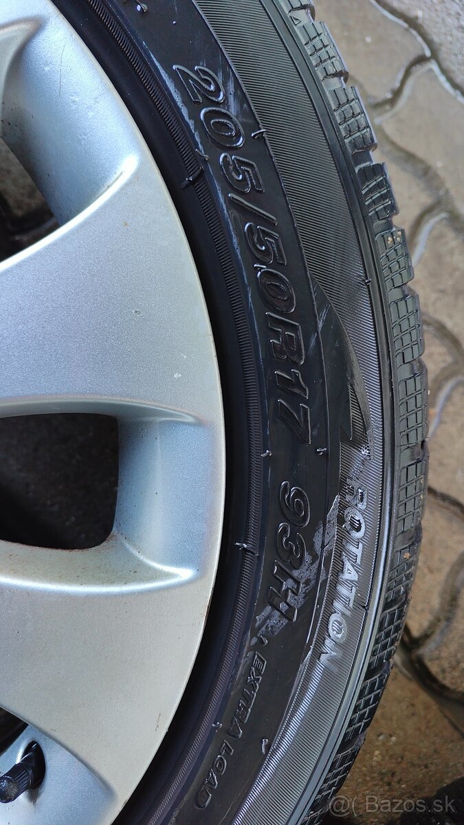kolesá + pneu 205/50 R 17 93 V - 4