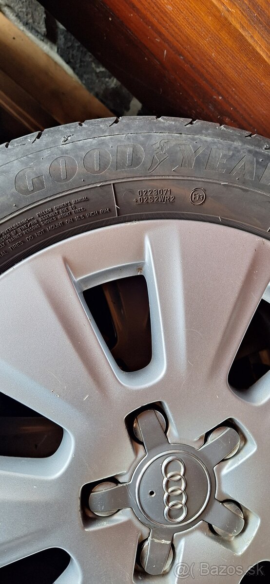 Predám letnu sadu kolies 205/55 R16 - 4