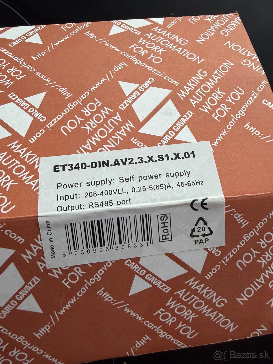 ET340-DIN – 3-fázový elektromer (nový, nepoužitý) - 4