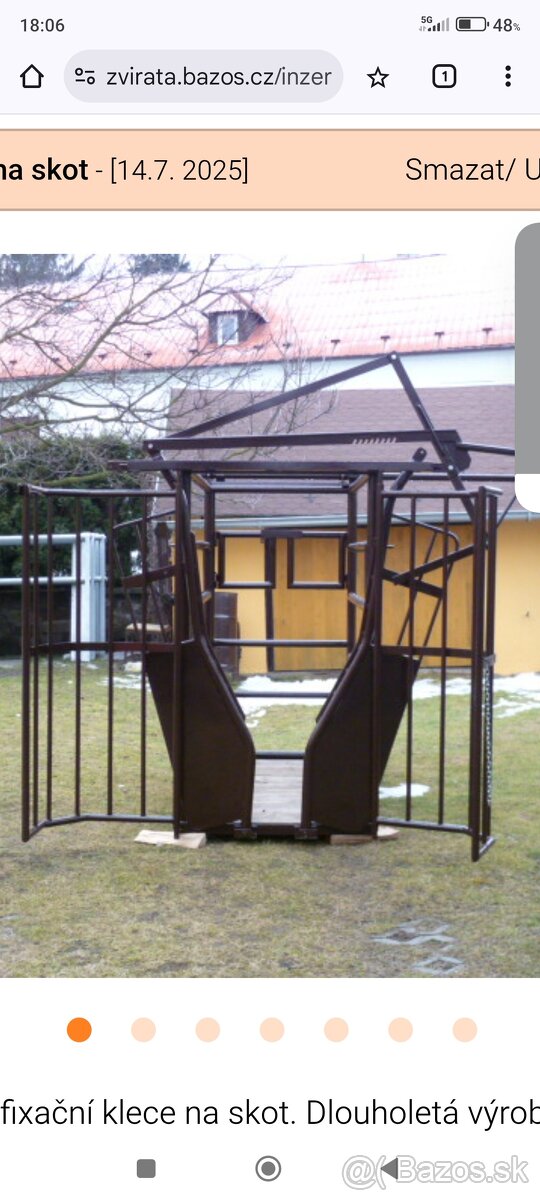 Fixačná klietka na dobytok - 4