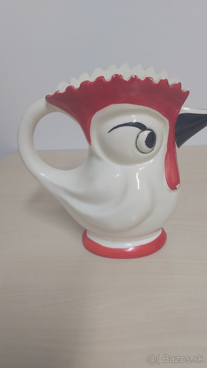 Retro kohút Made in Czechoslovakia značený hand painted - 4