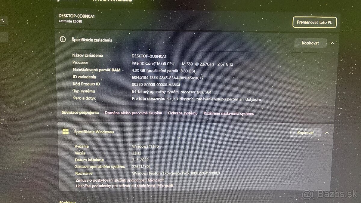 15" notebook DELL Latitude E6510 - 4