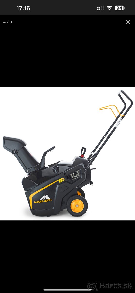 Predám snehovú frézu zn.MC culloch - 4