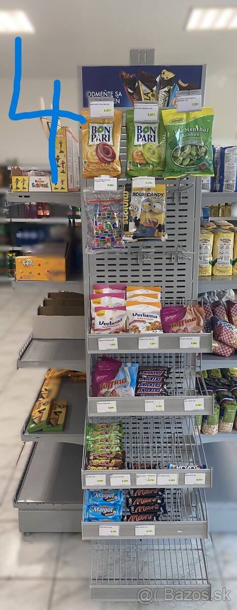 Obchodné regále kovové - 4