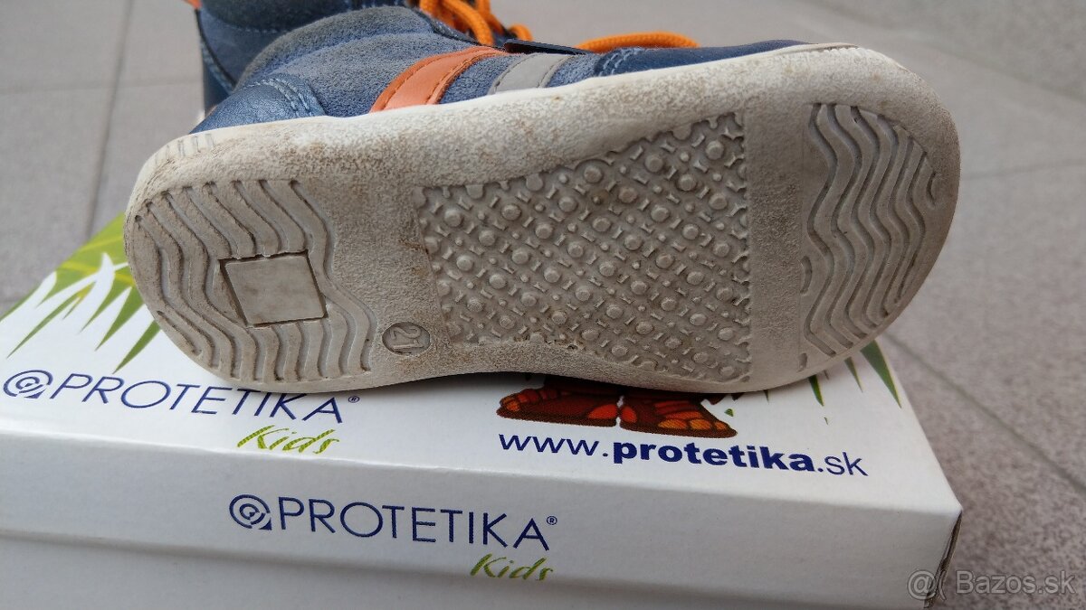 Protetika, celokožené kotníkové ortopedické topánky, veľ. 21 - 4