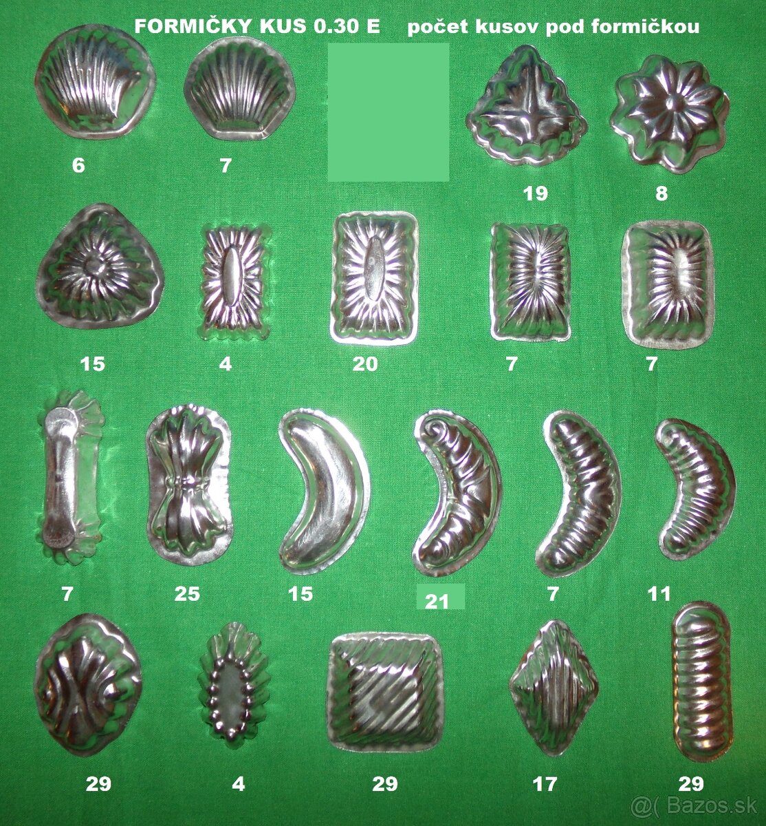 RETRO FORMIČKY, KOŠÍČKY, VANIČKY, ORIEŠKY, VYKRAJOVAČKY - 4