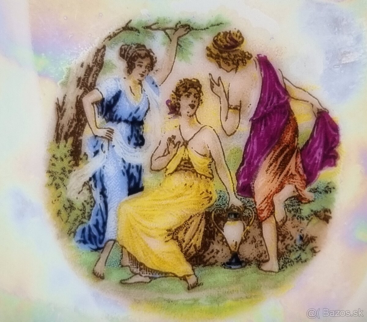 Porcelánový servis - motív 3.grácií - 4