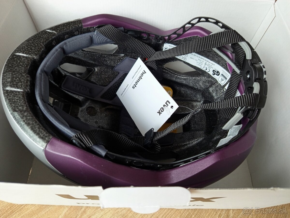 Prilba Uvex Silver plum 56-59cm - 4