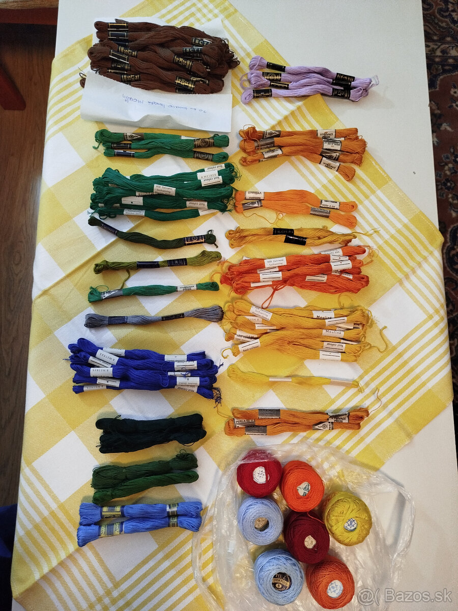 Bavlnky na vyšívanie 4 - 4