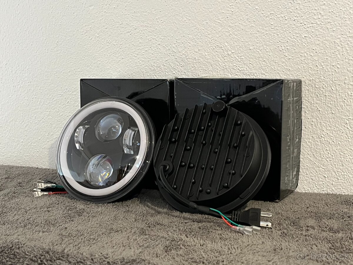 LED Svetlá 143mm - Zetor (angel eyes) - 4