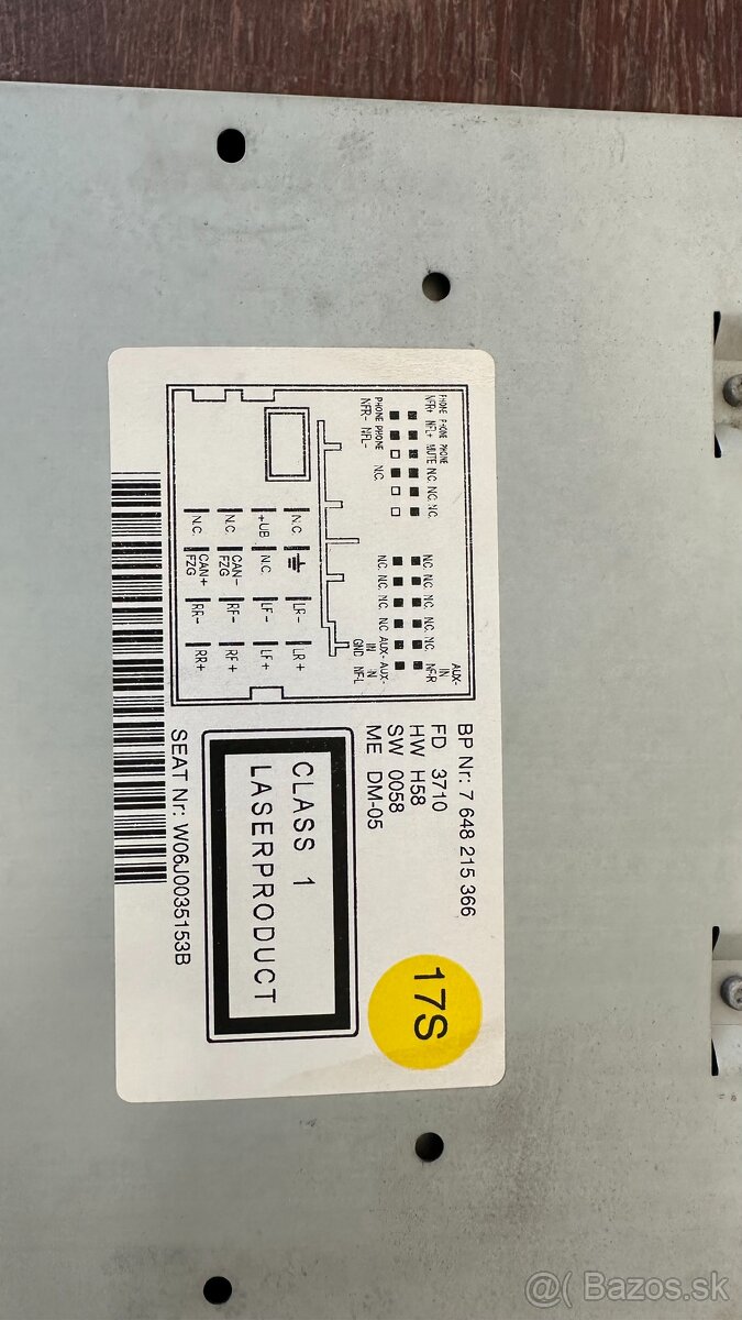 Autorádio Seat Ibiza 6J - 4