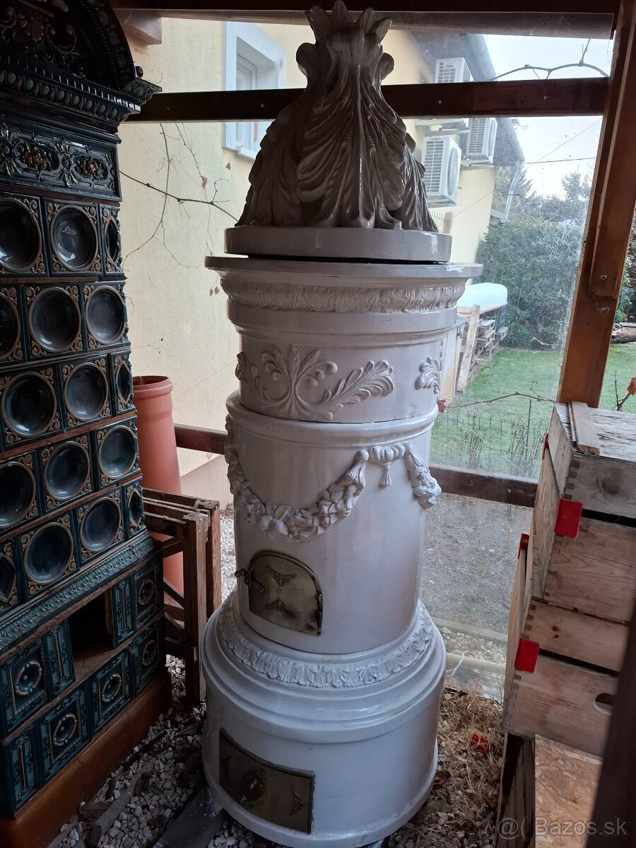 Kachlova pec starozitná - 4