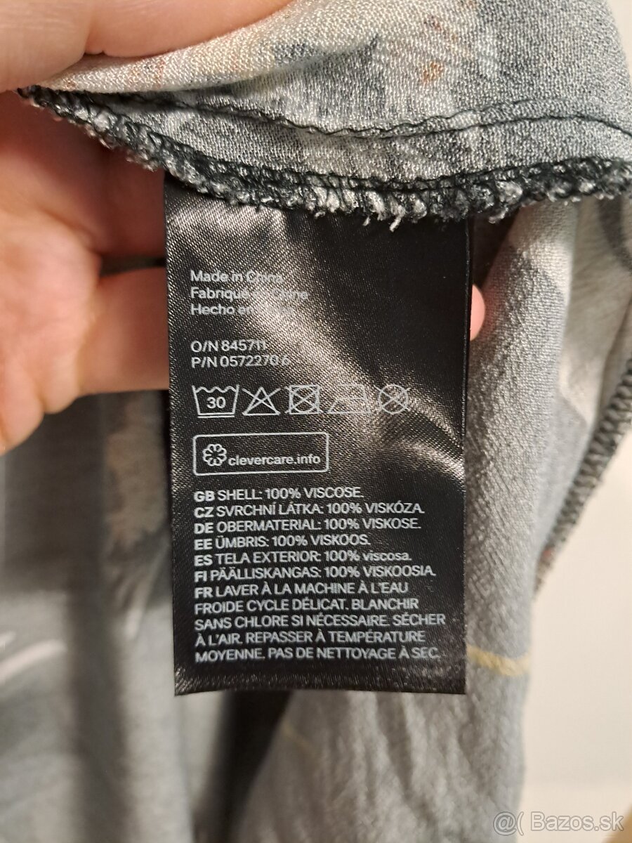 H&M viskózové šaty - 4